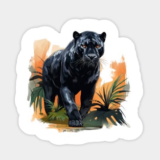 Jungle Panther Sticker